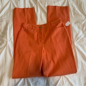 St John Sport Orange Pants NWOT Women's 0 Zero
